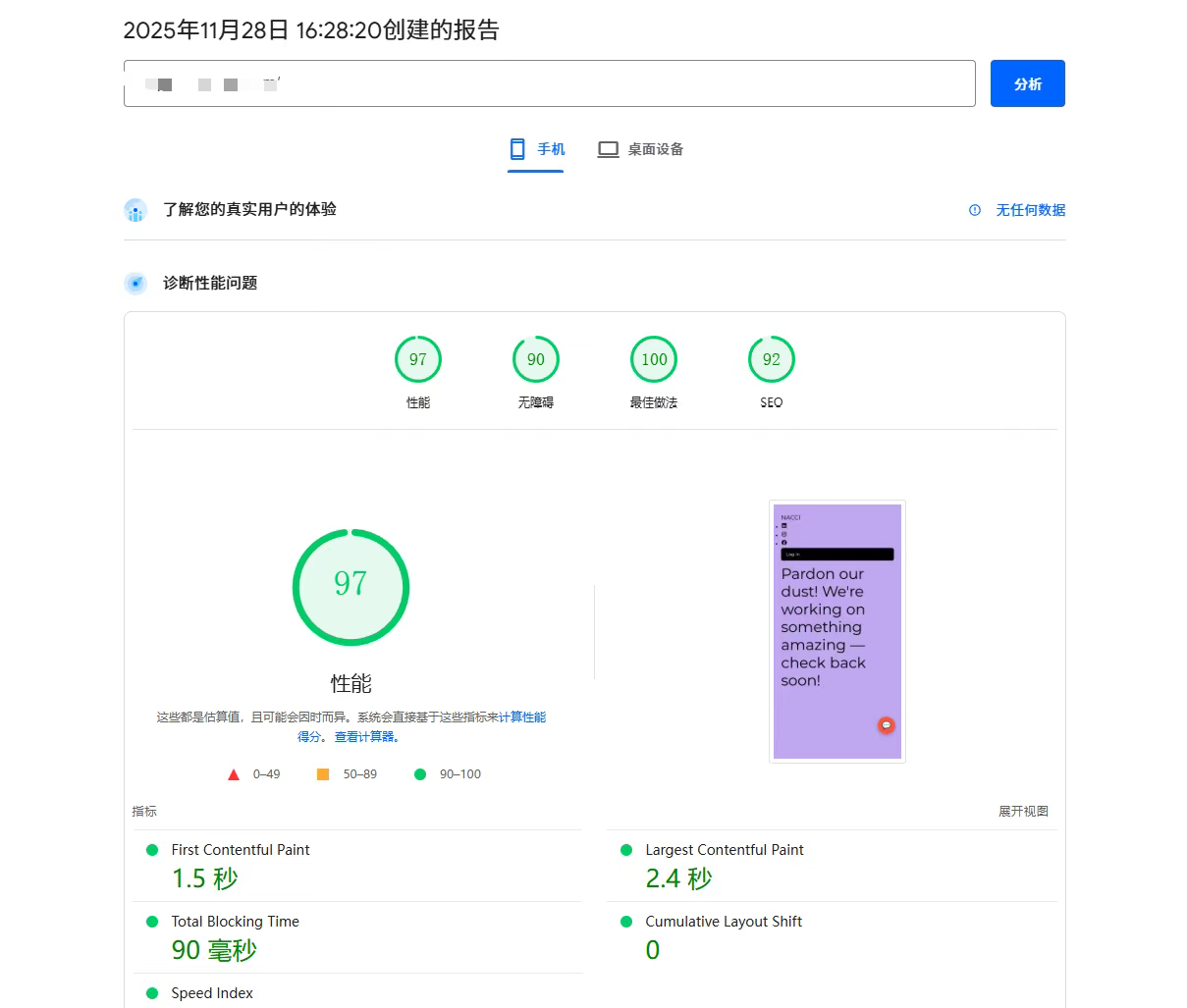 Website Performance Case 2